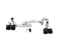 Muffler Tips For E60 520i 525i 5 Series UP Quad M5 Dual Car Exhaust Tip Pipe Stainless Steel Muffler Tailpipe Nozzle(Black)