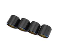 Muffler Tips For X3M X4M F97 F98 4pcs Car Exhaust Tip Pipe Direct Plug Muffler Nozzle Tailpipe(B)