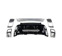 Muffler Tips Rear Bumper False Tail Throat Exhaust Pipe Trim Kit For Land For Rover year Model Dynamiv Style L538(Silver kit)
