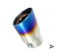 Muffler Tips Universal Car Accessories Exhaust pipe muffler tail throat for REIZ for PRIUS for COROLLA for highlander(Lavender)