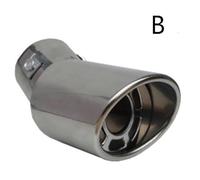 Muffler Tips Universal Car Accessories Exhaust pipe muffler tail throat for REIZ for PRIUS for COROLLA for highlander(Brown)