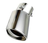 Muffler Tips Universal Car Accessories Exhaust pipe muffler tail throat for REIZ for PRIUS for COROLLA for highlander(Dark Grey)