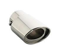 Muffler Tips Universal Car Exhaust Muffler Tip Round Stainless Steel for Volvo V40 V60 Any Cars S40 S60 S80 XC60 XC90(Straight)