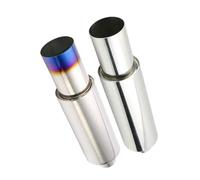 Muffler Tips Universal Sport Car exhaust pipe 2" Inlet To 3.5" Outlet muffler Tail Pipe Stainless Steel Exhaust(L1YZ451)
