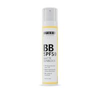 Muffyn | BB SPF 50 sunscreen with Tint | Matte Finish & Lightweight Coverage | Sun Protection, Even Skin Tone & Daily Moisturization | With Triphala, Almond & Aloe Vera | For Men & Women