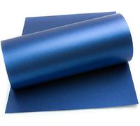 Mufira Pearlescent 300gsm Single Sided A4 Card 10 Pack Perfect for Art & Crafts & Card Making -Blue Sapphire