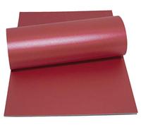 Mufira Pearlescent 300gsm Single Sided A4 Card 10 Pack Perfect for Art & Crafts & Card Making - Cherry Red