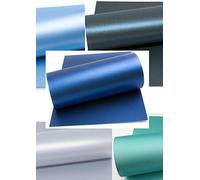 Mufira Pearlescent 300gsm Single Sided A4 Card 10 Pack - Shades of Blue