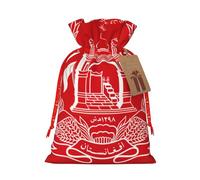 Muflvdx Flag Of Afghanistan Print Sacks Drawstring Bags,Gift Bags Reusable Easy To Wrap,For Birthdays,Holidays,Christmas Bags