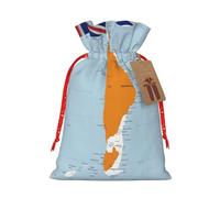 Muflvdx Marshall Islands Flag Map Print Sacks Drawstring Bags,Gift Bags Reusable Easy To Wrap,For Birthdays,Holidays,Christmas Bags
