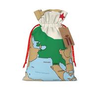 Muflvdx Republic Of Uzbekistan Flag Map Print Sacks Drawstring Bags,Gift Bags Reusable Easy To Wrap,For Birthdays,Holidays,Christmas Bags
