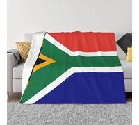 MUFLVDX South African Flag Print Comfy and Cozy Blanket,Lightweight Warm Blanket for Bed,Couch and Travel