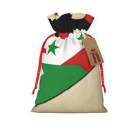 Muflvdx Syrian Arab Republic Flag Map Print Sacks Drawstring Bags,Gift Bags Reusable Easy To Wrap,For Birthdays,Holidays,Christmas Bags