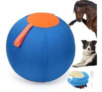 mufojyez Big Herding Dog Ball, Scratch-Resistant Toy Ball with Hand Pump for Horses, Large Dog Play Ball, Outdoor Pet Toy, Australian Shepherds, and Large Dogs, 45cm Diameter Blue
