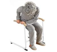 mufojyez Elderly Chair Lift Assist Device, Disabled Stand Assist Frame, Safe Anti-Slip Ergonomic Chair Stand with Heavy-Duty Frame, Height Adjustable for Home Use, Ideal for Disabled and Mobility Imp