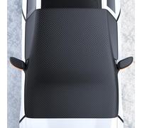 mufojyez Half Car Cover, Waterproof Car Cover Universal, Sunproof Heat Insulation Car Cover, Protection Outdoor Car Cover, Multi-directional Protection Soft Oxford Cloth Car Half Cover Black