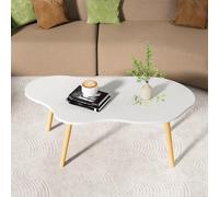 mufojyez Mid Century Modern Tea Table - Aesthetic & Unique Minimalist Display Side Table For Your Living Room