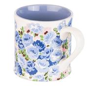 Mug: 1 X 275Ml Cath Kidston Roses Blue Mollie Mug, Ceramic
