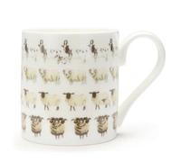 Mug: 1 X 275Ml Sophie Allport, Sheep Baa, Fine Bone China