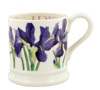 Mug: 1 X 300Ml Emma Bridgewater Blue Iris Half Pint Mug, Ceramic