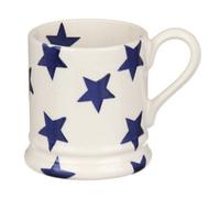 Mug: 1 X 300Ml Emma Bridgewater Blue Star 1/2 Pint Mug, Ceramic