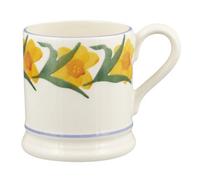Mug: 1 X 300Ml Emma Bridgewater Windblown Daffodils 1/2 Pint Mug, Ceramic