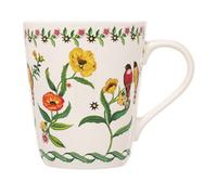 Mug: 1 X 375Ml Cath Kidston Summer Birds Cream Stanley Mug, Ceramic