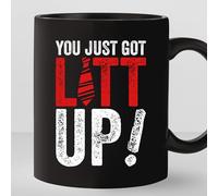 Mug 11 oz You Just Got Litt Up Coffee Mug Funny Lawyer Coffee Cup Lawyer Gift Mug Attorney Gift Gift for Fans Ceramic Glossy Mug Gift for Family Friends Coworker