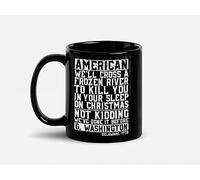 Mug American Revolutionary War George Washington's Delaware Mugs Great Gift Idea Ceramic Cup Cappuccino Coffee Cups for Men Women Work Restaurants 330Ml