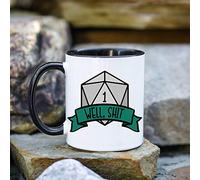 mug Brand: Well Shit DND Gift for DM Dungeons and Dragons RPG Pathfinder Critical Fail D20 Funny Mug