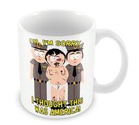 Mug Cartoon Anime Series Parody Randy Marsh Joke I Thought This Was America