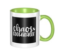 Mug Chaos Coordinator Mugs Personalised with Your Text Ceramic Cup Premium for Work Men Women Restaurants 330Ml
