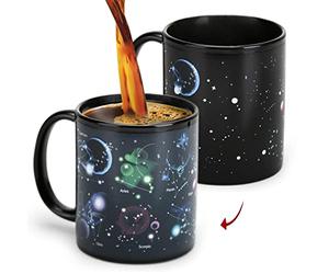 mug Color-Changing Ceramic 11oz Heated Coffee Mug with 12 Constellations, Perfect for Family, Friends and Lovers