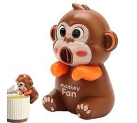 Mug Cooler Fan,Clip-On Mini Fan for Cooling Water Cup,Cute Monkey/Panda/Cat Shaped Air-Blowing Cooling Attachment,Rechargeable Portable Animals Coffee Chiller for Cup Hot Drinks Beverages Rice Food