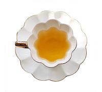 Mug Cups Elegant Coffee Milk Cup Set Ceramic Gold Cups And Saucers Afternoon Tea Cup Set Home Porcelain Teacup Gifts Coffee Mug