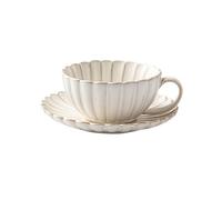 Mug Cups Retro Coffee Cup and Saucer Set Ceramic Mug High-Grade Exquisite Latte Cup Afternoon Tea Set Coffee Mug