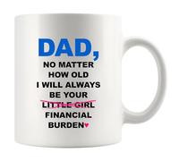Mug Dad No Matter How Old I Will Always Be Coffee Mug Special Moments | 2PCS/330ML Durable Hot Chocolate Cups Funny Coffee Cups Xmas Boss