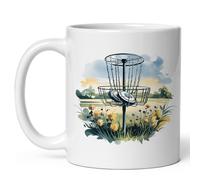 Mug Disc Golf 330Ml Mugs Ceramic with Handle Drinkware for Cappuccino Restaurant Home
