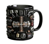 Mug En Céramique - 1 Piece Mug Mécanique Originale - /5.9 pouces Mug Moteur avec Poignée Anti-Dérapante | Pour Thé Café Fêtes Anniversaire Saint-Valentin Hommes Amateurs d'Automobiles