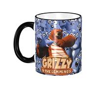 Mug for Grizzy and The Lemmings Coffee Mug - Large Ceramic Black Coffee Mug Tea Cup 330ml