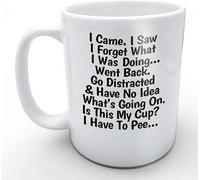 Mug for Senior Citizens I Came I Saw I Forgot What I was Doing Coffee Mug Funny Gifts for Old People Elderly Mom Dad Grandma Grandpa Mothers Day Fathers Day Gift 11oz Black Gift for Women Men