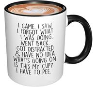 Mug for Senior Citizens I Came I Saw I Forgot What I was Doing Mug Funny Gifts for Old People Elderly Mom Dad Grandma Grandpa for Mothers Day Fathers Day Birthday 11oz White Gift for Women Men