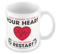 Mug Gift for Doctor/Nurse - Cute Enough to Stop Your Heart