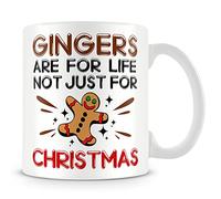 Mug Gift for Ginger Hair - Gingers are for Life Not Just for Christmas