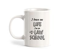 Mug I Have No Life I'm in Law School Plastic Design Coffee Cup Classic Ceramic Cups for Kitchen Festive Cafes