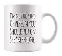 Mug I'm Not The Kind of Person that You Mugs Fathers Day 2PCS/330ML | Funny Tea Cup Lightweight Hot Chocolate Cups Wedding Anniversary