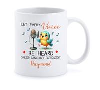 Mug Let Every Voice Be Heard Coffee Cups Personalised with Your Text Ceramic Cup Great Gift Idea Mugs for Work Men Women for Best Friend 330Ml