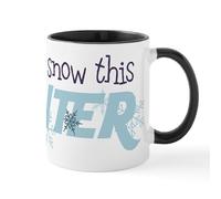 Mug Let The Snow Fall Coffee Mug Great Gift Idea Ceramic Cup Custom Tea Cup for Best Friend Work Men Women 330Ml