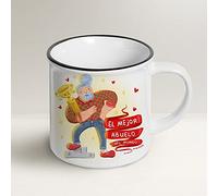 Mug Lover - El Mejor Abuelo del Mundo - (ESPAÑOL) - Gift idea taza, tarjeta de felicitación con sobre y bolsita de organza