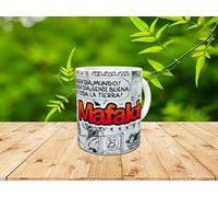 Mug "Mafalda, Good Day World, Good Day Good People from All Earth" Ideal for any lover of that endearing character created by Quino.